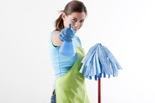 Professional cleaning team at work in Surrey