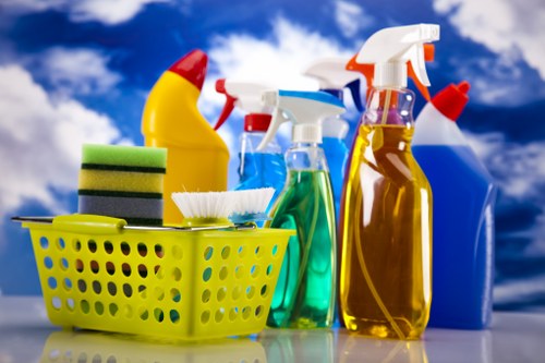 Professional cleaners performing after builders cleaning in Surrey