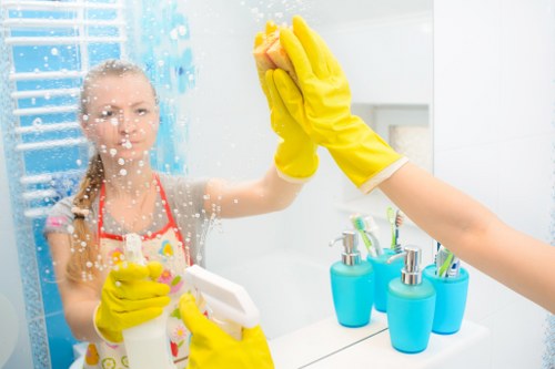 Comprehensive cleaning services including kitchen and bathroom